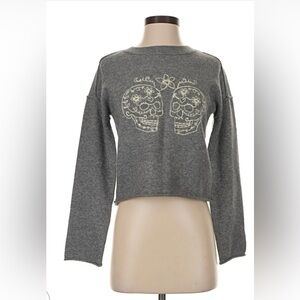 Haute Hippie Sugar Skulls Sweater size medium